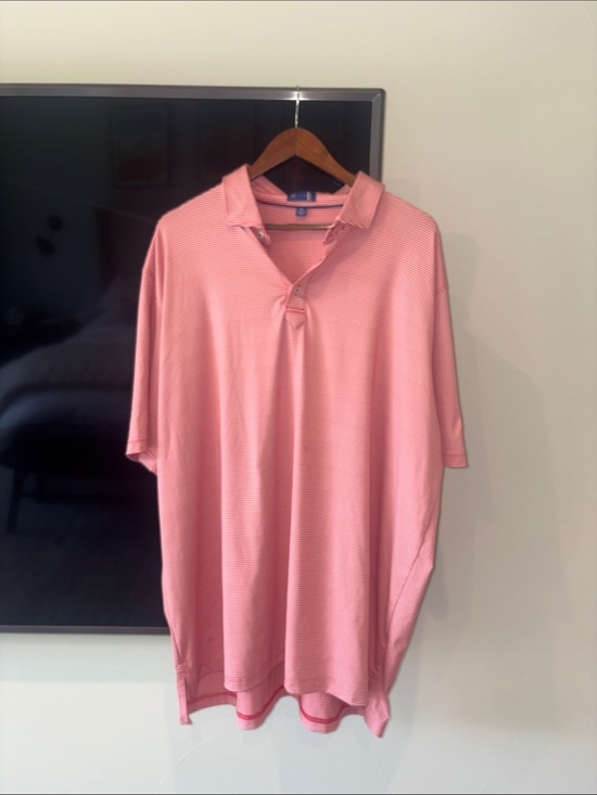 Stitch Other - Men's Red stripped Polo Shirt